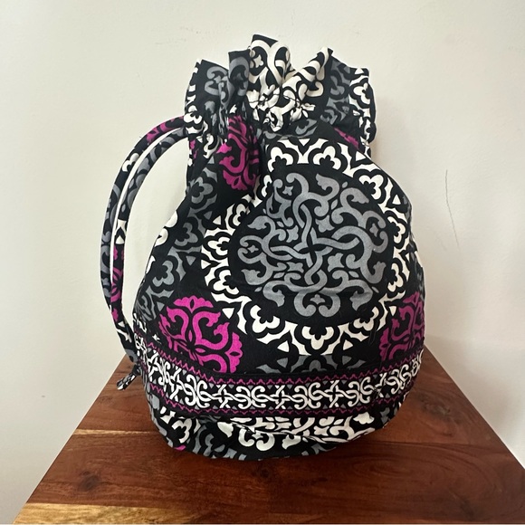 Vera Bradley Canterbury Magenta Large Tote with additional Waterproof Bag - Picture 10 of 10